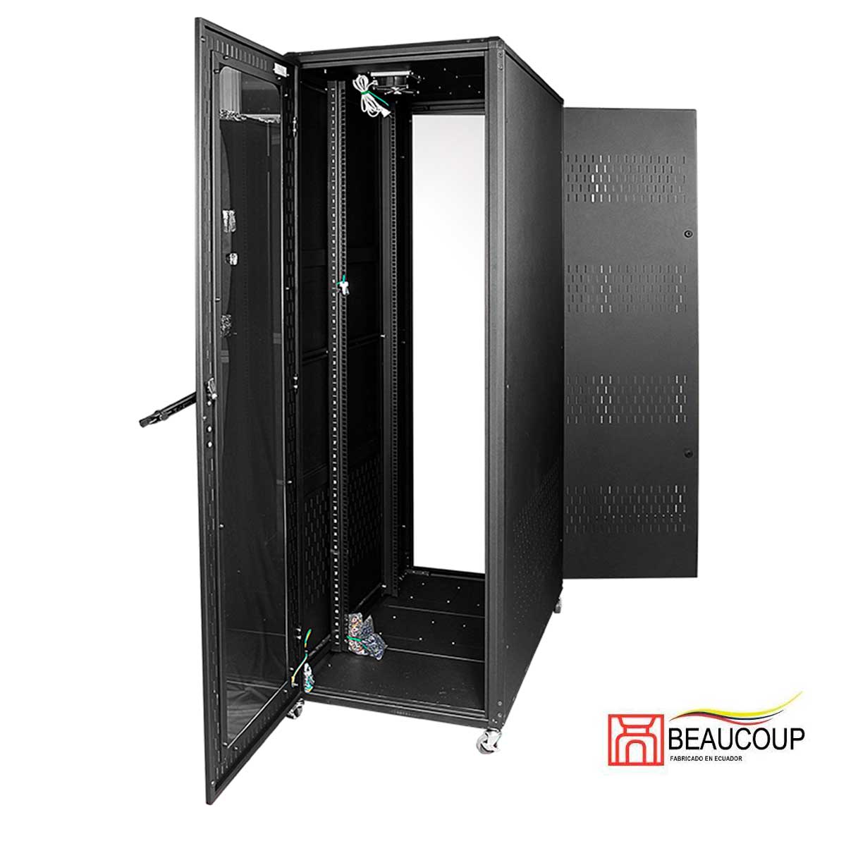 Gabinete Rack cerrado Modelo Jupiter Servicio Pesado Puerta Malla y Vidrio - Image 6