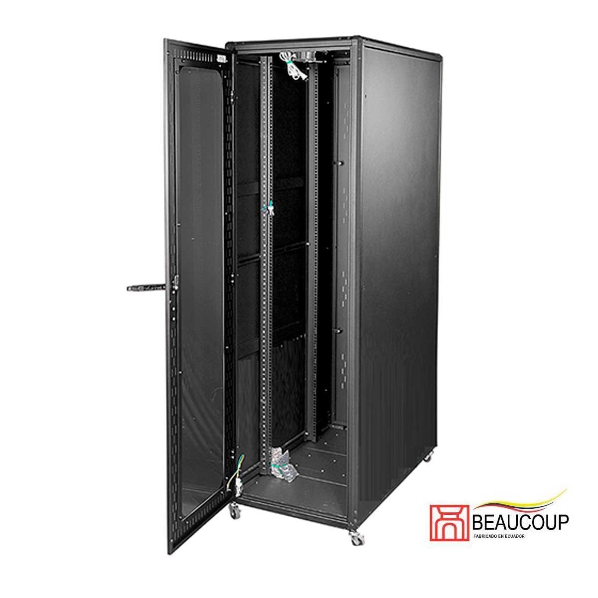 Gabinete Rack cerrado Modelo Jupiter Servicio Pesado Puerta Malla y Vidrio - Image 5
