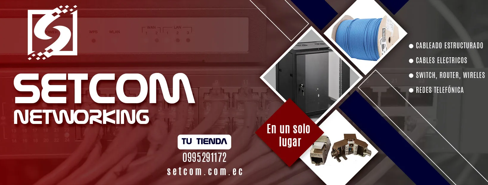 Setcom Networking - Cableado Estructurado, Cables Eléctricos, Switch, Router, Wireless, Redes Telefónicas