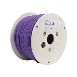 CABLE, F/UTP, SIEMON, CAT6A, LSZH 1-3-22, SOLIDO VIOLETA, 305MTR 23AWG