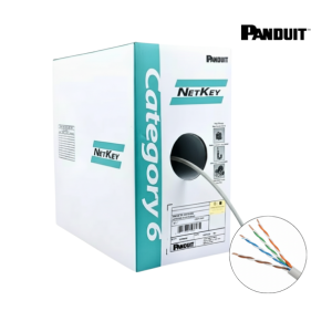 ROLLO DE CABLE NETKEY U/UTP PANDUIT CATEGORIA 6 LSZH INT GRAY 305mts.