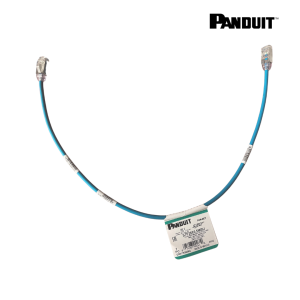 Patch Cord Cat6A Blindado 28AWG CM/LSZH, BLUE, 0.5mtr Panduit