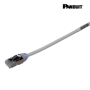 Patch Cord Cat6A Blindado, 28AWG, CM/LSZH, International GRIS, 1mtr Panduit