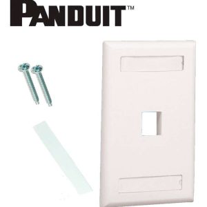 FACEPLATE DE 1 PUERTO PANDUIT NK1FIWY BLANCO / NETKEY
