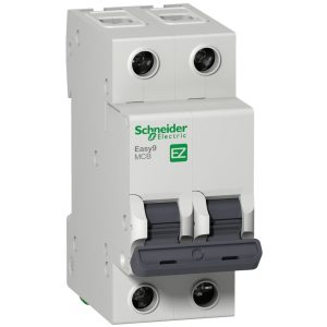Breaker riel din 2P 63A EZ9F56263