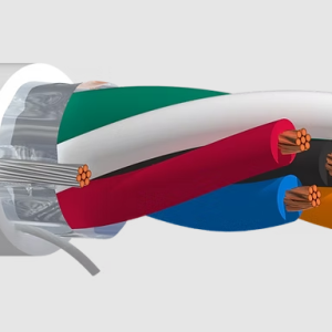 CABLE DE SEGURIDAD 6 X 18 AWG MULTICONDUCTOR BLINDADO CMR 300V