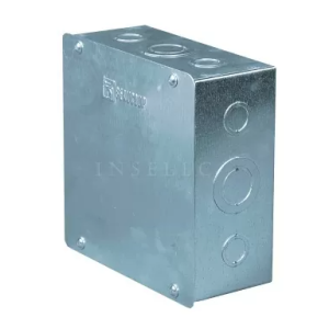 CAJA DE PASO GALVANIZADA CON TORNILLO I-0218  300x300x100Mm BEAUCOUP