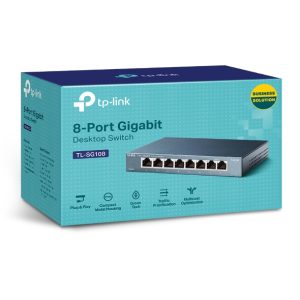 Switch para sobremesa con 8 puertos a 10/100/1000 Mbps