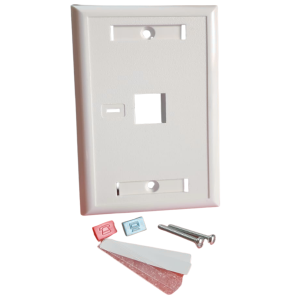 FACEPLATE WIRELINK KD-FP21 BLANCO 1 PUERTO